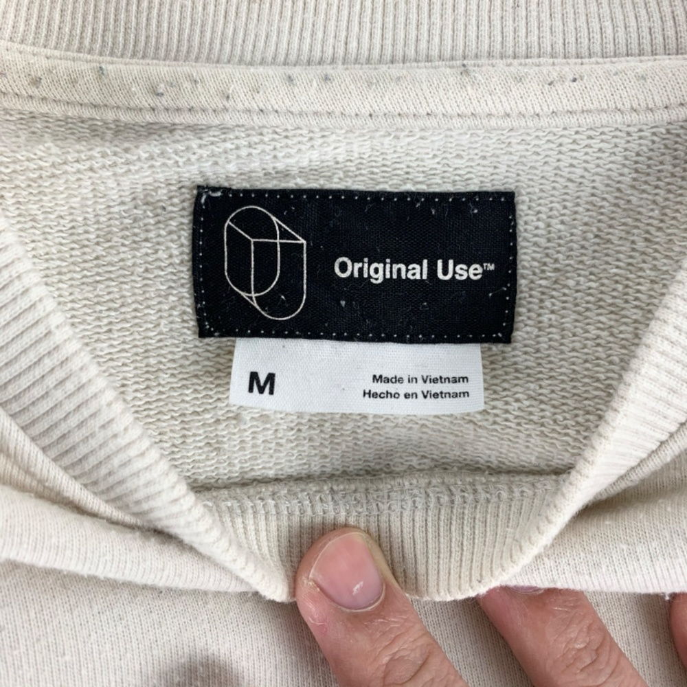 Original Use Light Beige Crewneck Sweater - Picture 4 of 4